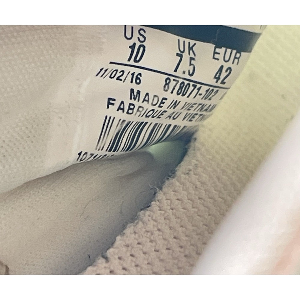 Nike Air Presto Premium Shoes Womens 10 Pink Leather Running Gym Trainer Sneaker - Picture 8 of 10